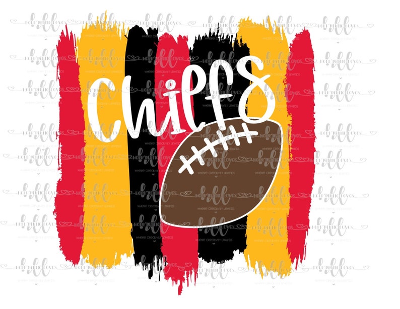 Download Chiefs Football SVG PNG SUBLIMATION Transfer | Etsy
