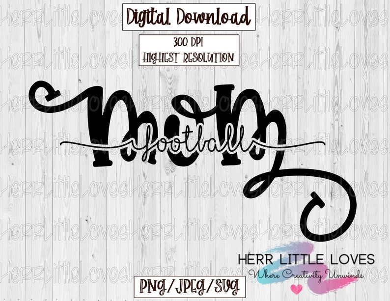 Download Football mom PNG SVG JPEG football mom svg Sublimation mom ...