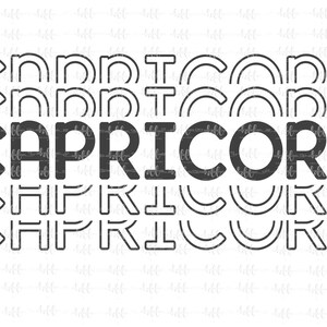 Steenbok Svg, Zodiac SVG, Zodiac ontwerpen, Steenbok PNG, SUBLIMATIE, Verjaardag clipart, Zodiac tshirt, Astrologie svg