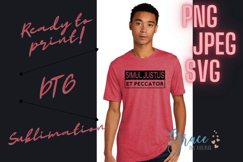 simul justus et peccator shirt