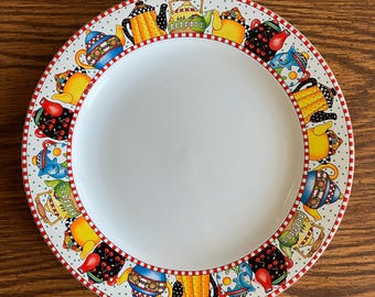 Replacement Dinner Plate for at home with Mary Engelbreit &quot;Afternoon Tea&quot; for Sakura
