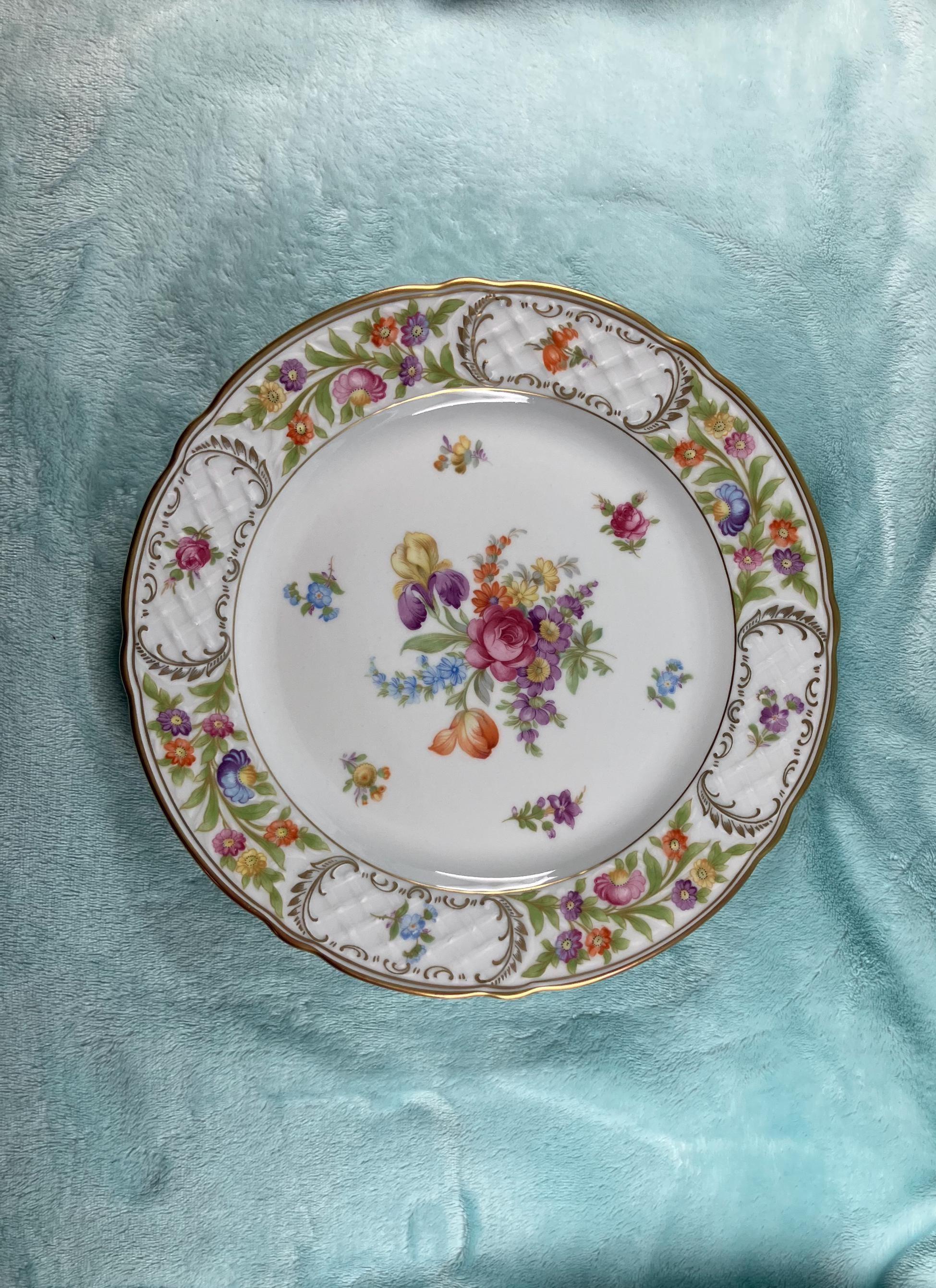 Schumann Bavaria Empress Dresden Flowers - Etsy