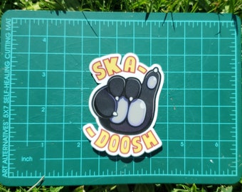 Pinky Move Waterproof Sticker