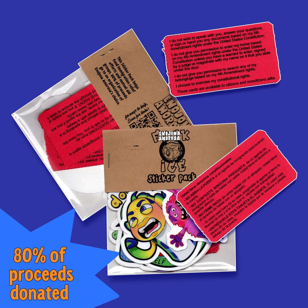 Fundraiser Sticker Pack - Etsy