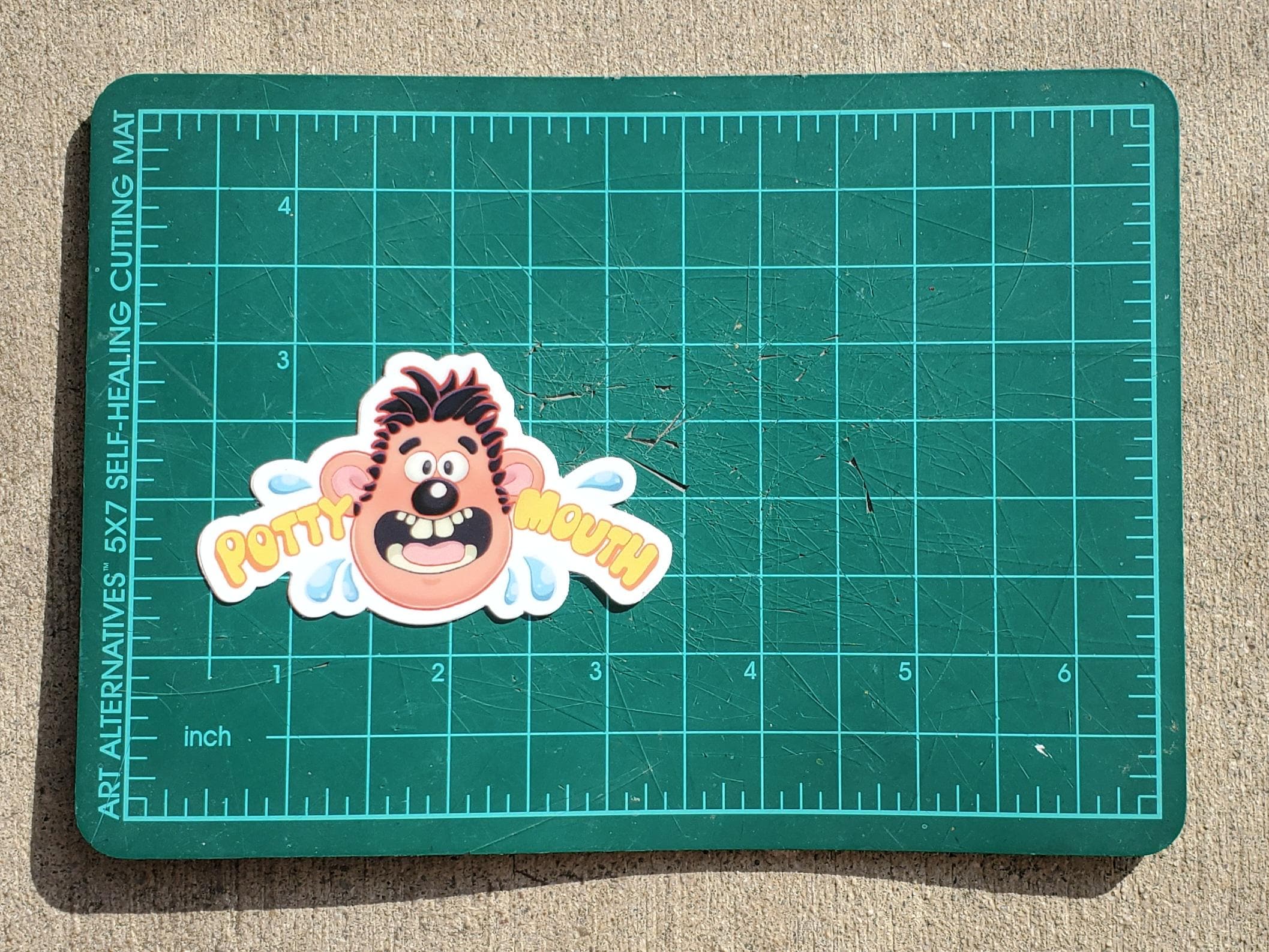 Potty Mouth Waterproof Sticker