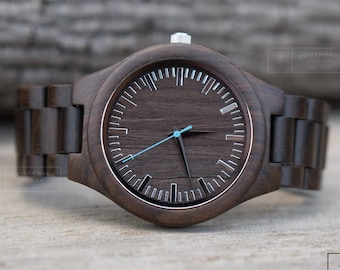 Wooden Watch, Anniversary Gifts for Boyfriend, Wooden Watches for Men, Watches for Men, Wood Watch, Mens Watch, Engraved Watch, Watch