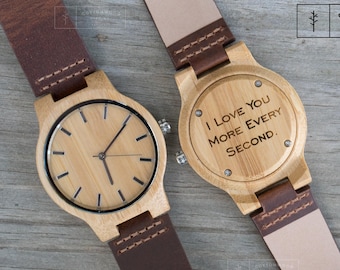 Groom Gift from Bride Grooms Gift for Groom Wood Watch Wedding Day Gifts Wife to Husband Gift Wedding Gift Groom to Be Mens Wooden Watch