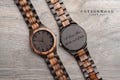 Personalized Wooden Watch for Men, Engraved Anniversary Christmas Gift