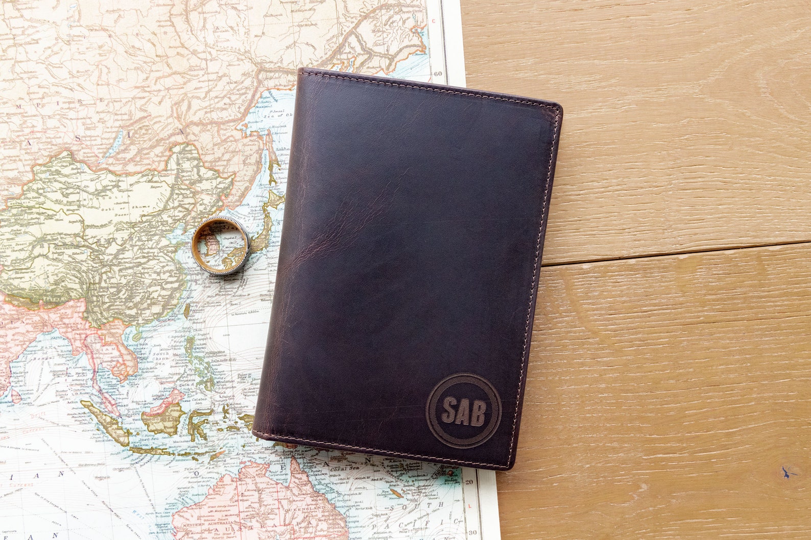 Personalized Leather RFID Passport Case Engraved Passport Etsy