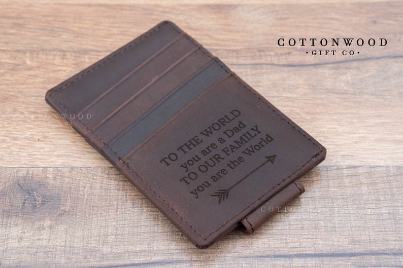 Leather Money Clips For Men Leather Wallet Mens Gift Etsy - image 0