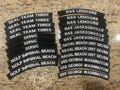 Custom Navy Inspired Command Rocker Patch, 5" x 0.5" **designed to closely resemble traditional military-style rockers.