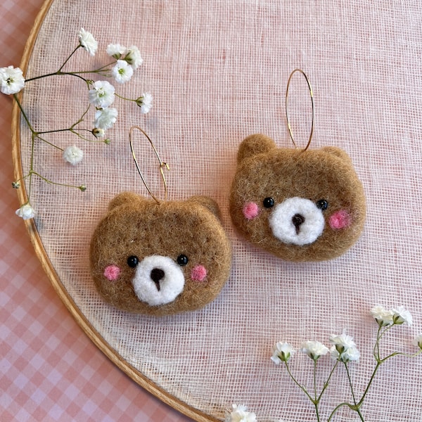 Needle Felted Bears Etsy