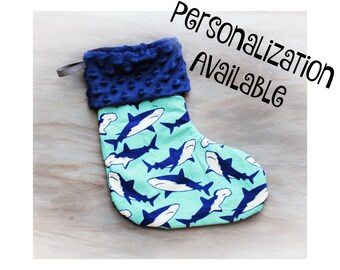 baby shark christmas stocking