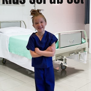 Kids Scub Set - Pretend Play - Personalize - Doctor - Nurse- Vet - Medical Field