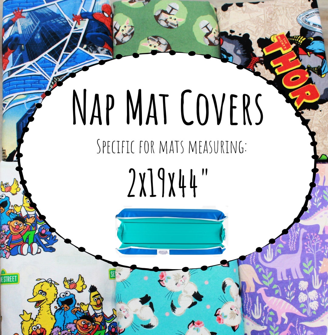 Nap Mat Covers for the 2x19x44 Nap Mats Kindermat 2 Mat Preschool