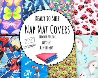 Superhero Nap Mat Covers -  Superheros Prints available-1x19x45 Kindermat Covers - Hero