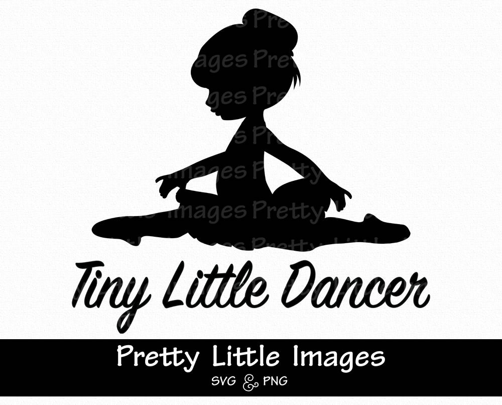 Download Tiny Little Dancer Ballerina SVG PNG Cut File Cricut | Etsy