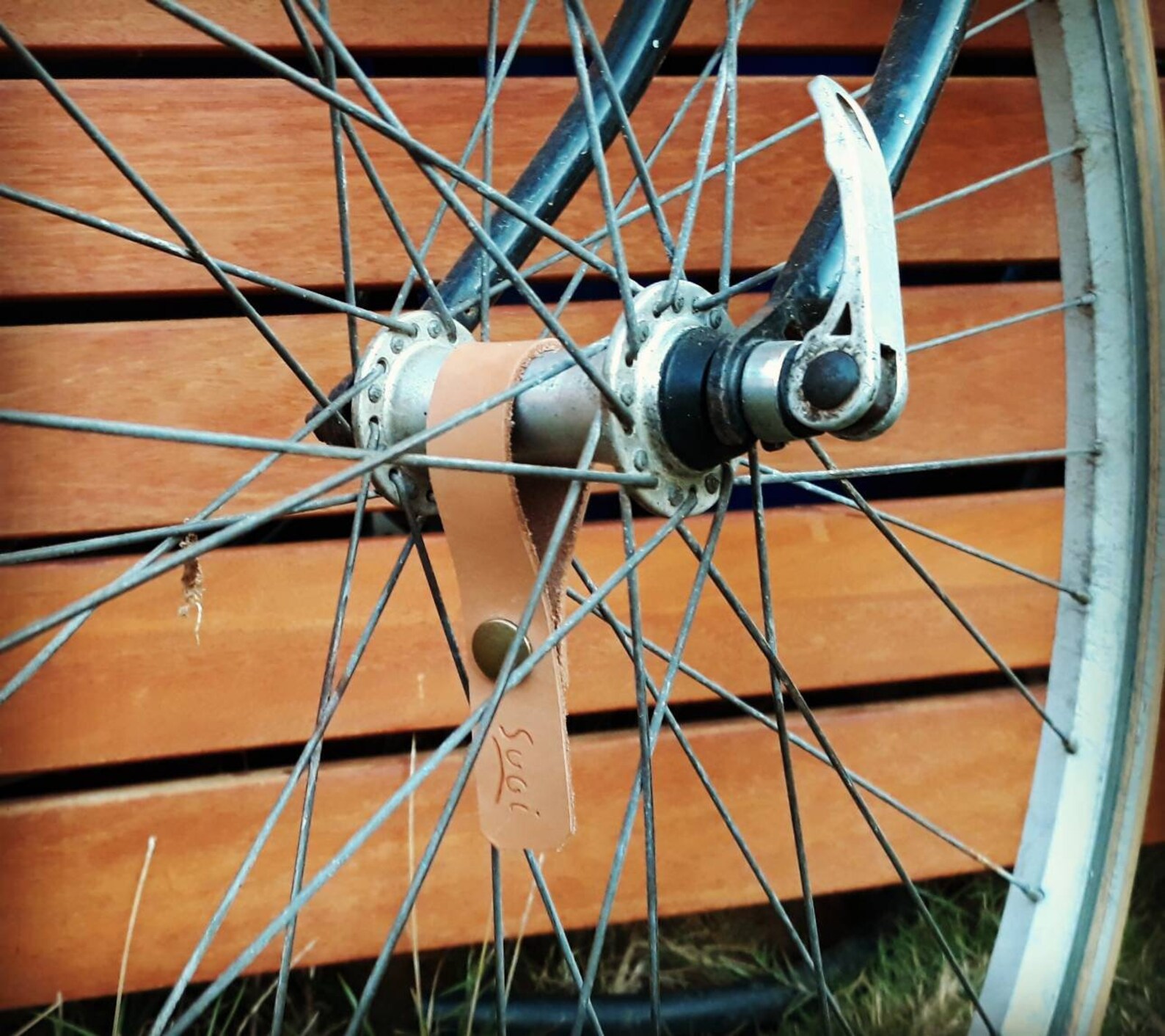 Bike Hub Shiners Leather Hub Shiners Custom Bike Hub Etsy