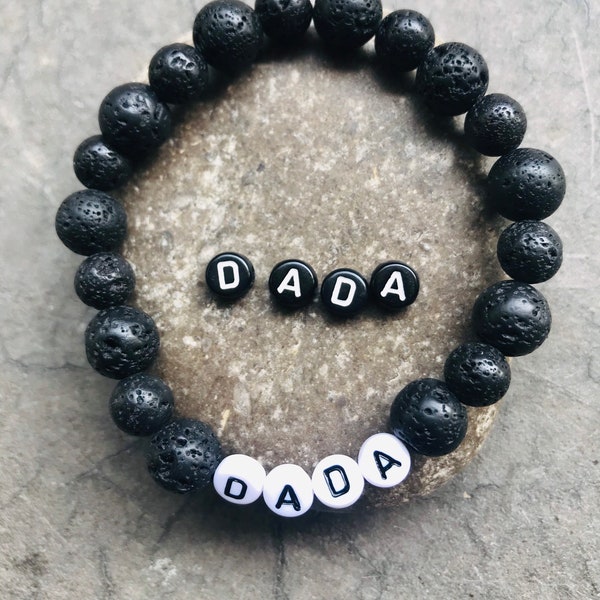 Dada Armband, Armband für Dada, Weihnachtsgeschenk für Papa, Papa Armband, Geschenk für Papa, personalisierter Papa, Geschenk für Mann, Papa Armband