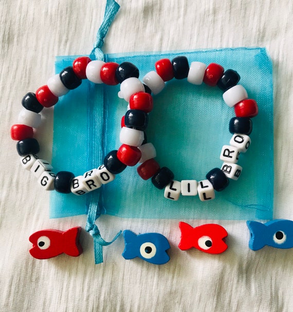 Big Brother Bracelet Little Brother Bracelet Matching Siblings Bracelets Baby Announcement Gift Big Brother Gift New Brother Gift Etsy