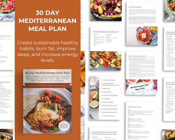 30 Day Mediterranean Diet 30 Day Mediterranean Diet Meal Plan For