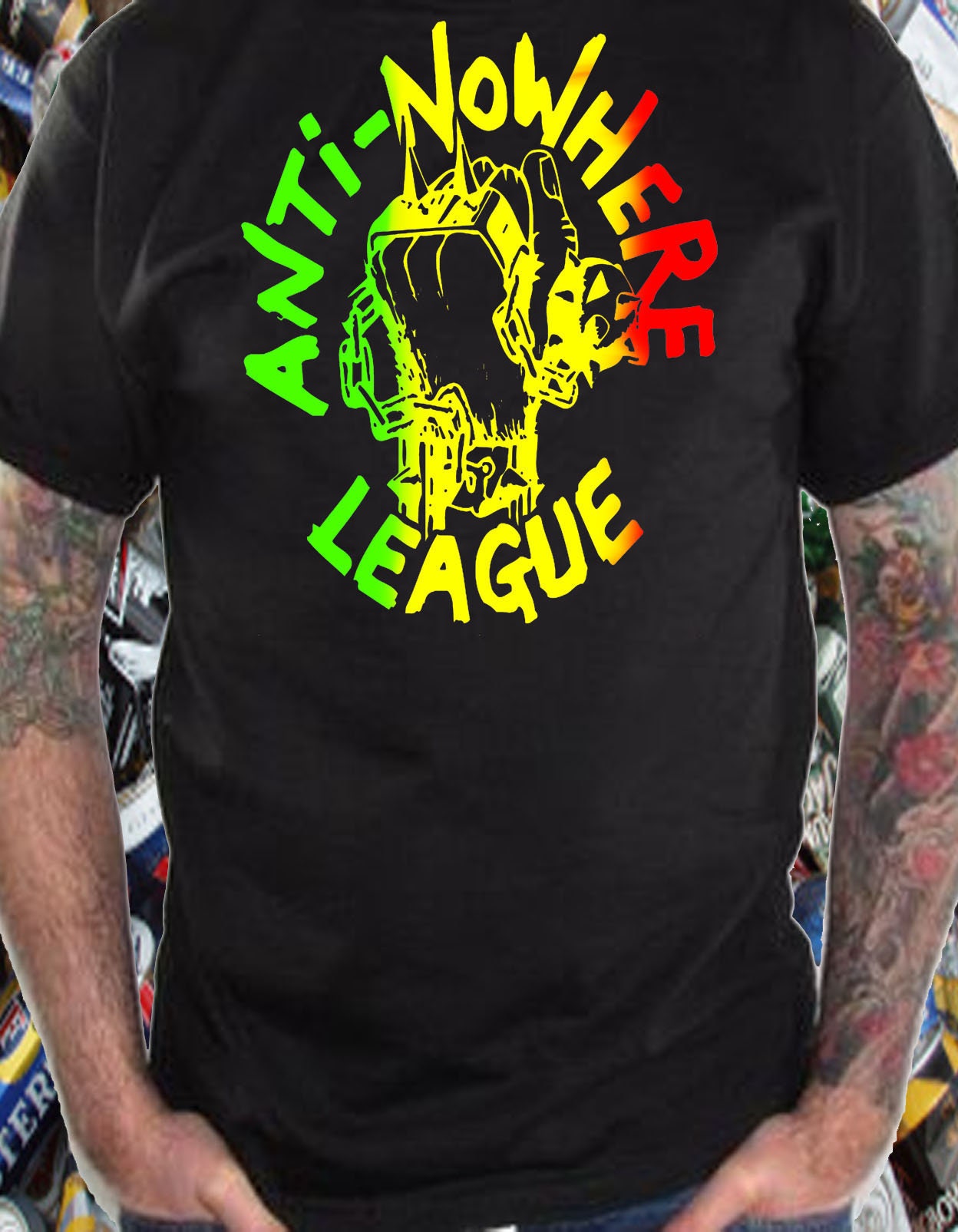 anti nowhere league shirt