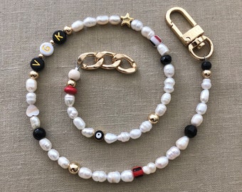 Vegas hockey customizable freshwater pearl necklace charms jewelry 14k gold chain stanley cup Stone Barbashev Marner Hill Eichel Karlsson