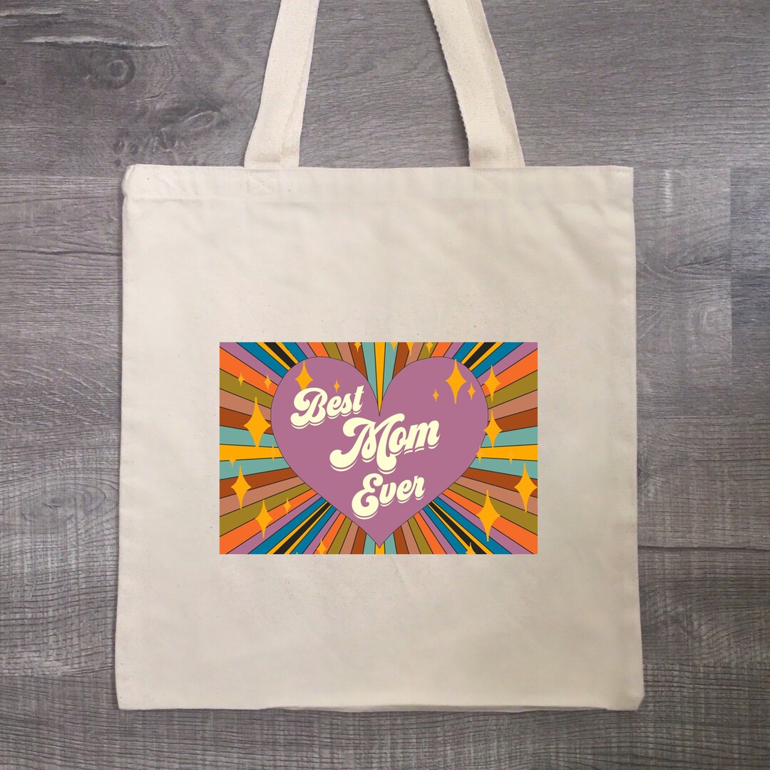 Best Mom Ever Tote Bag Mothers Day Birthday Gift Grandma Grandmother