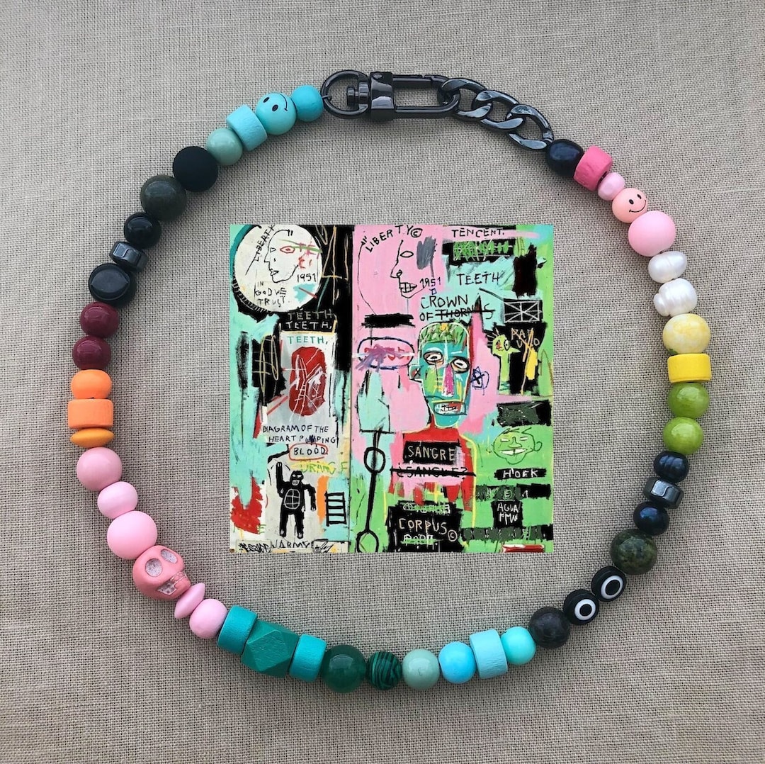 Pop Art Pearl Bracelet Lavender Costume Accessory
