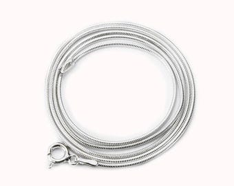 Cadena de plata con colgante de 55 cm | Cadena de plata de 55 cm