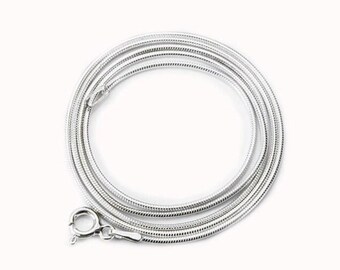 Cadena de plata con colgante de 45 cm | Cadena de plata de 45 cm