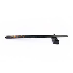 Chinese chopsticks - amber, black oak