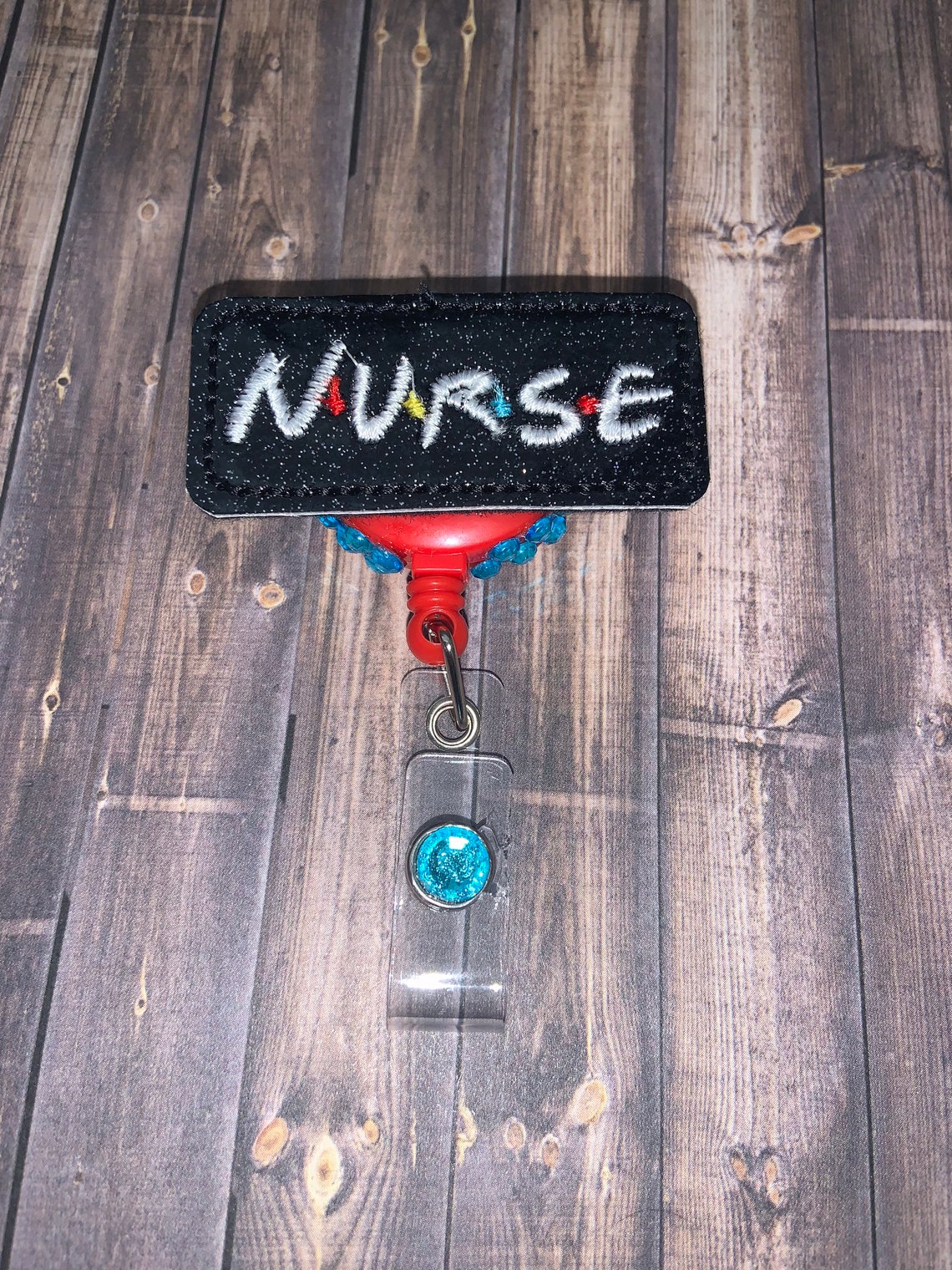 Nurse badge clip. Medical badge clip. Badge clip retractable. Etsy
