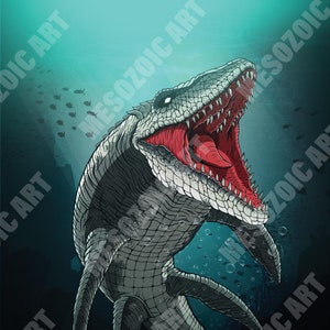 Jurassic World - Mosasaurus - Dinosaur instant digital prints