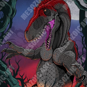 Jurassic World - Giganotosaurus - Dinosaur instant digital prints