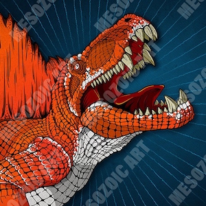 Jurassic World - Dimetrodon - Dinosaur instant digital prints