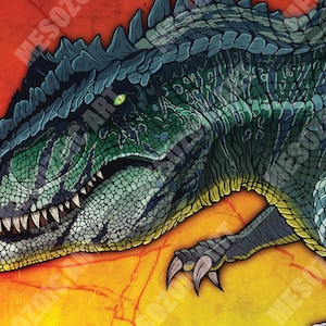 Jurassic World - Giganotosaurus - Dinosaur instant digital prints