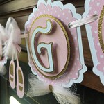 Ballet Baby Shower Banner Ballerina Baby Shower Banner Pink Etsy