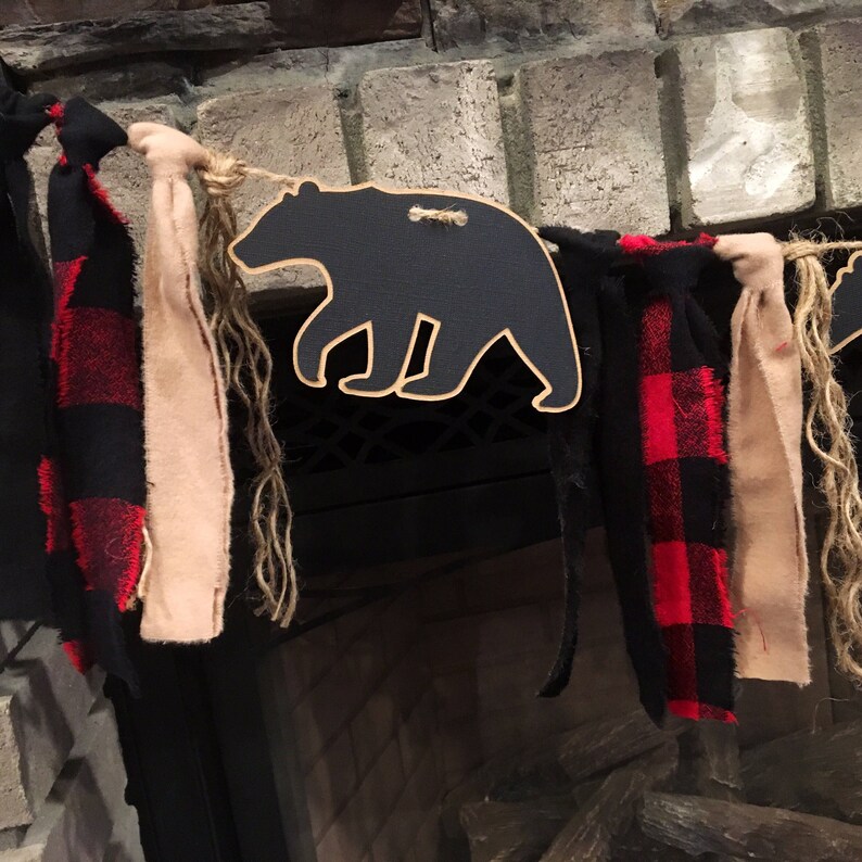 Lumberjack Theme Baby Shower Bear Garland Red And Black Etsy Lumberjack Theme Baby Shower Bear Garland Red And Black Etsy