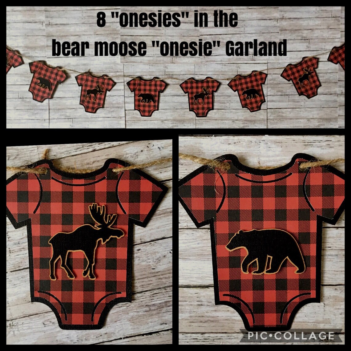 Lumberjack Baby Shower Decorations Lumberjack Onesie Banner Etsy