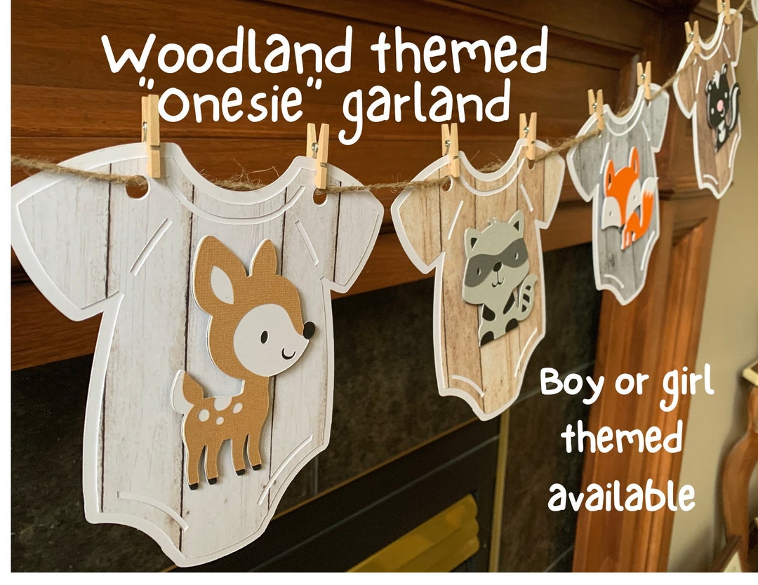 Woodland Animal Baby Shower Decorations, Woodland Baby Shower
