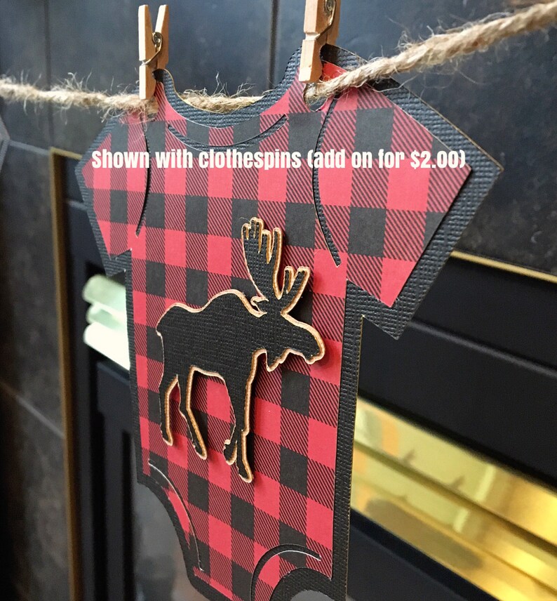 Red and black buffalo plaid lumberjack baby shower Etsy