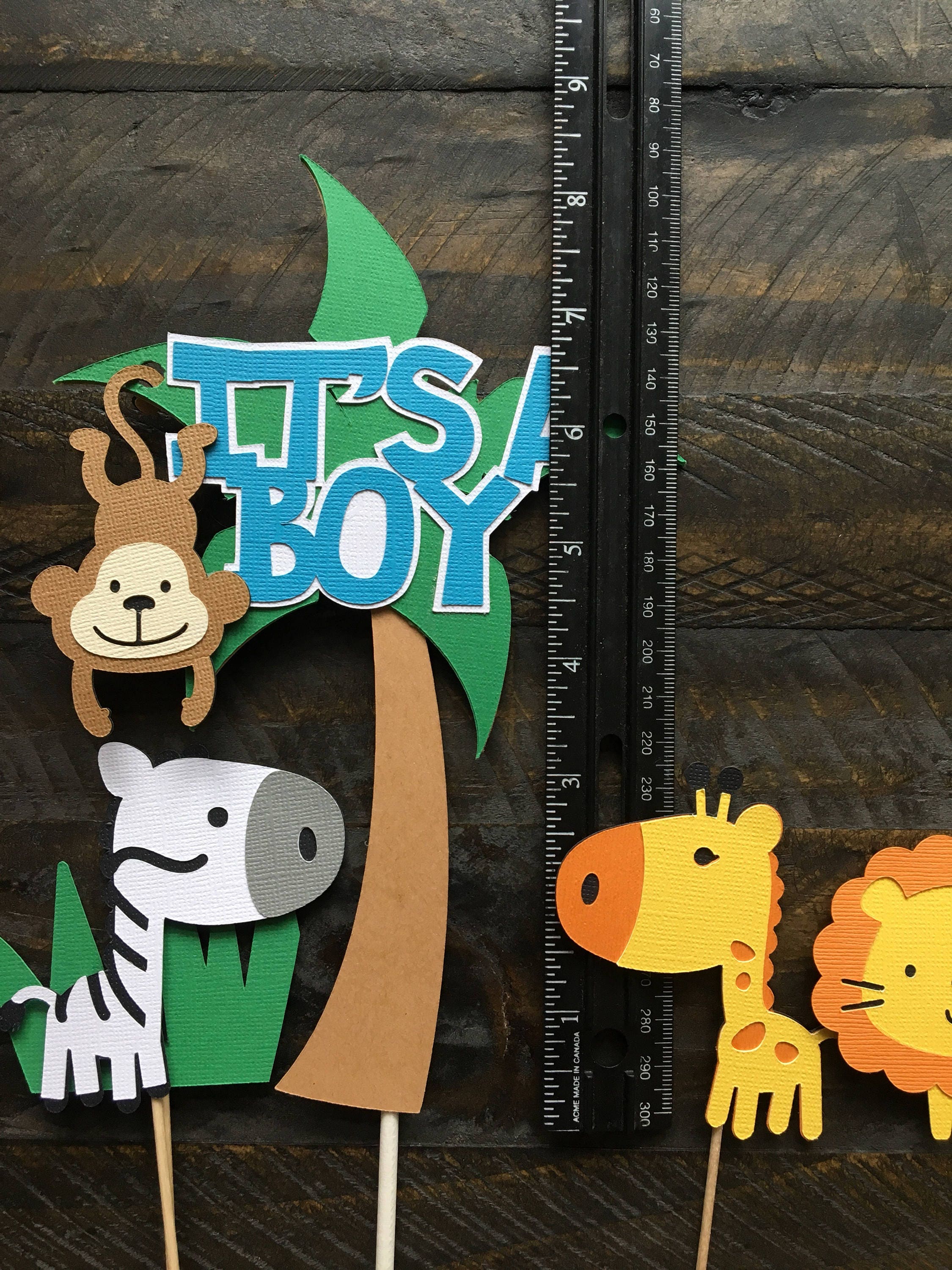 Jungle Baby Shower Decorations Jungle Baby Shower Cake Etsy