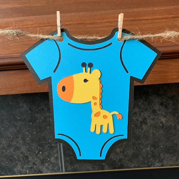 Jungle Baby Shower Onesie Garland Baby Shower Jungle Onesie Etsy