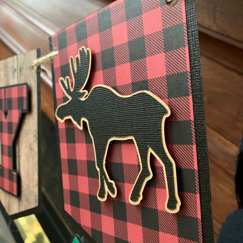 Lumberjack baby shower decorations boy buffalo plaid baby Etsy