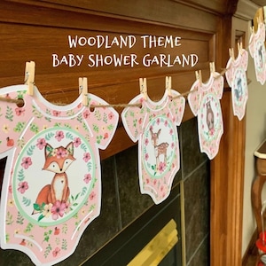 Woodland animal baby shower decorations, Woodland baby shower decorations girl, woodland themed baby shower decorations, forest animal baby