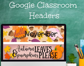 pic February Google Classroom Banner Free classroom headers etsy
