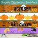 Google Classroom Headers Digital and Remote Learning Theme Fall Bundle ...