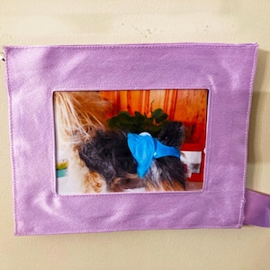 Washable 5x7 Photo Frame Pattern: Sewing & No-Sew (Digital Download)