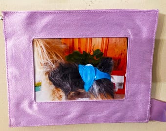 Washable 5x7 Photo Frame Pattern: Sewing & No-Sew (Digital Download)
